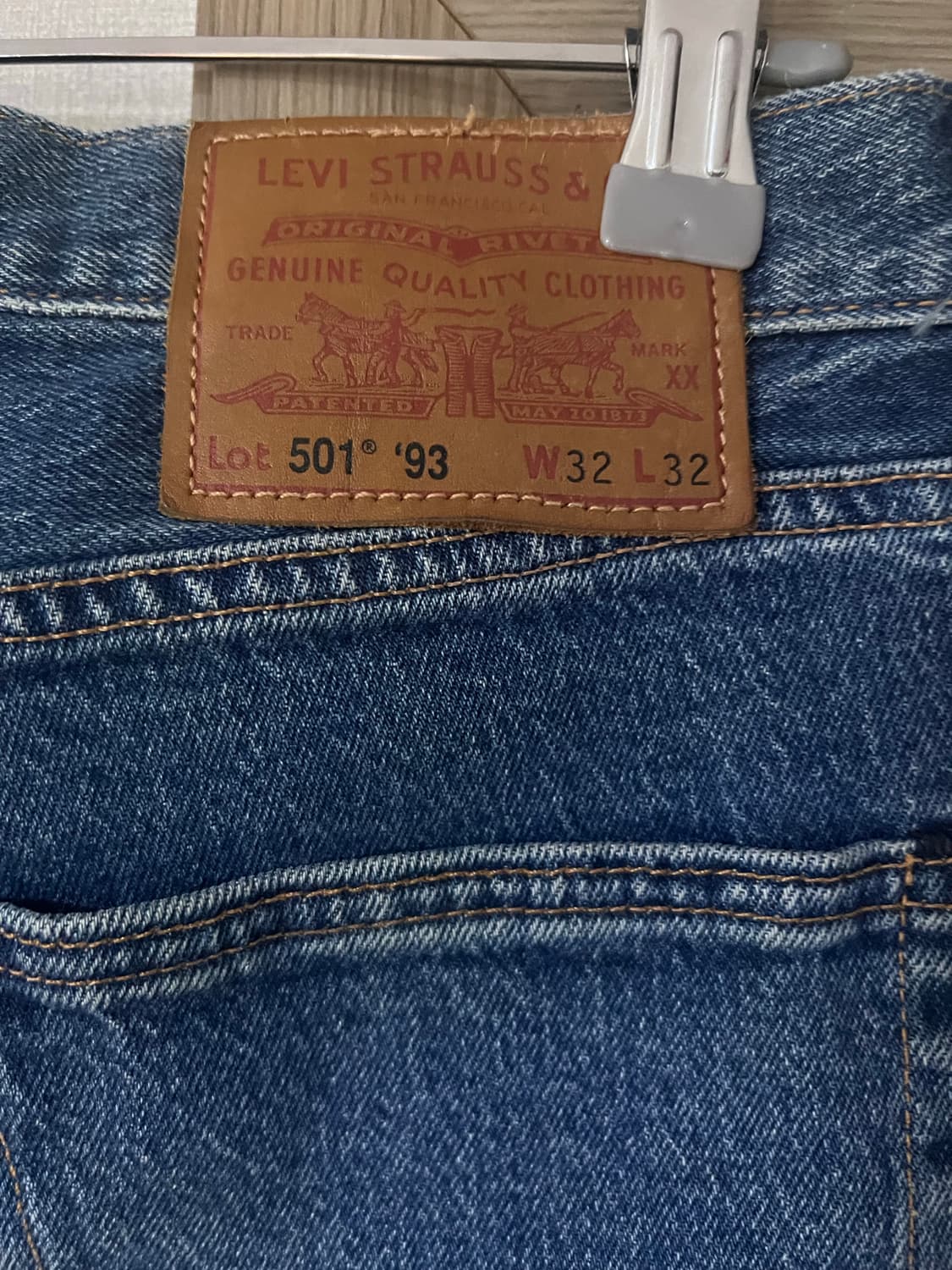 리바이스 501 93 32사이즈 상품이미지4