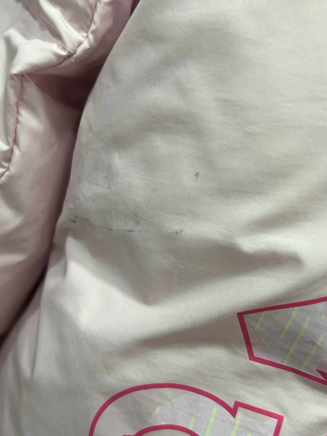 아디다스 공주 딸기 연핑크 세미 롱패딩 상품이미지9