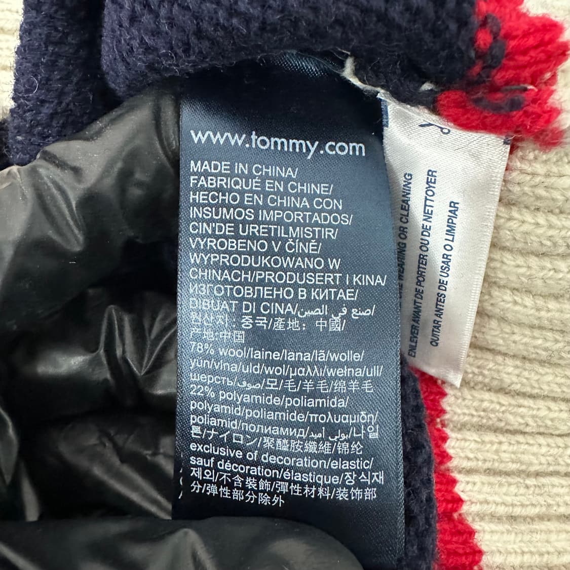 타미진스 성조기 니트 네이비 xs 상품이미지4