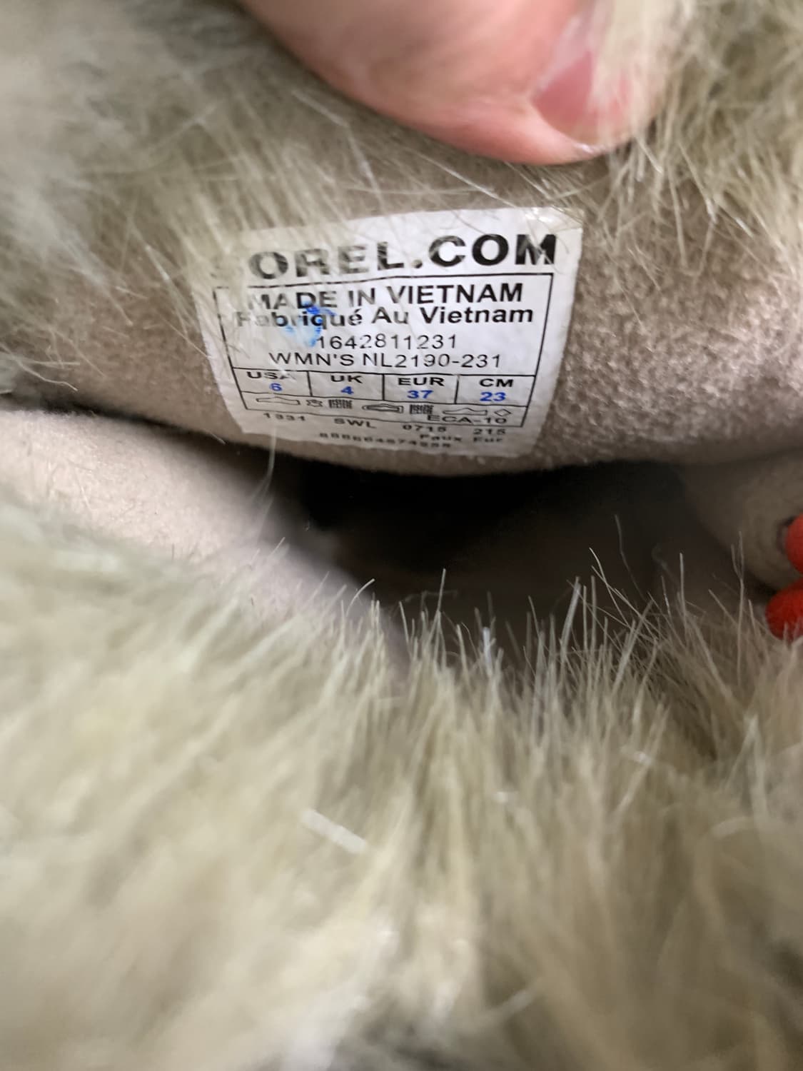 소렐 부츠 오렌지 230  상품이미지6