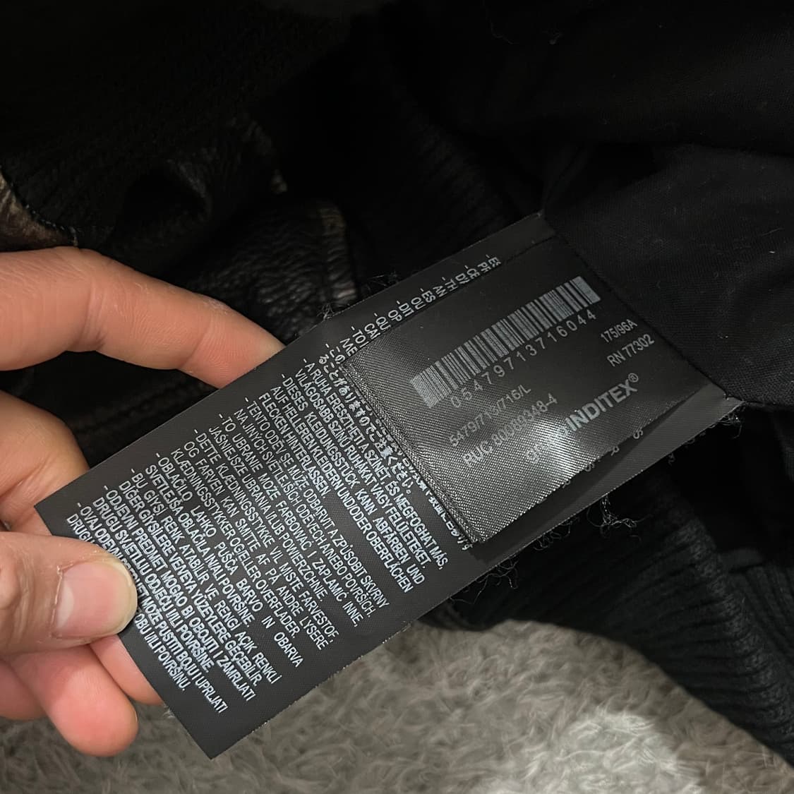 [100] 자라 레더 블루종(소가죽) 상품이미지4