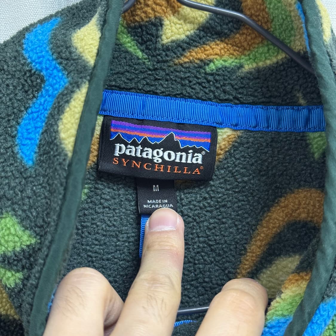 희귀패턴 M) 파타고니아 신칠라 패턴 스냅티 상품이미지4
