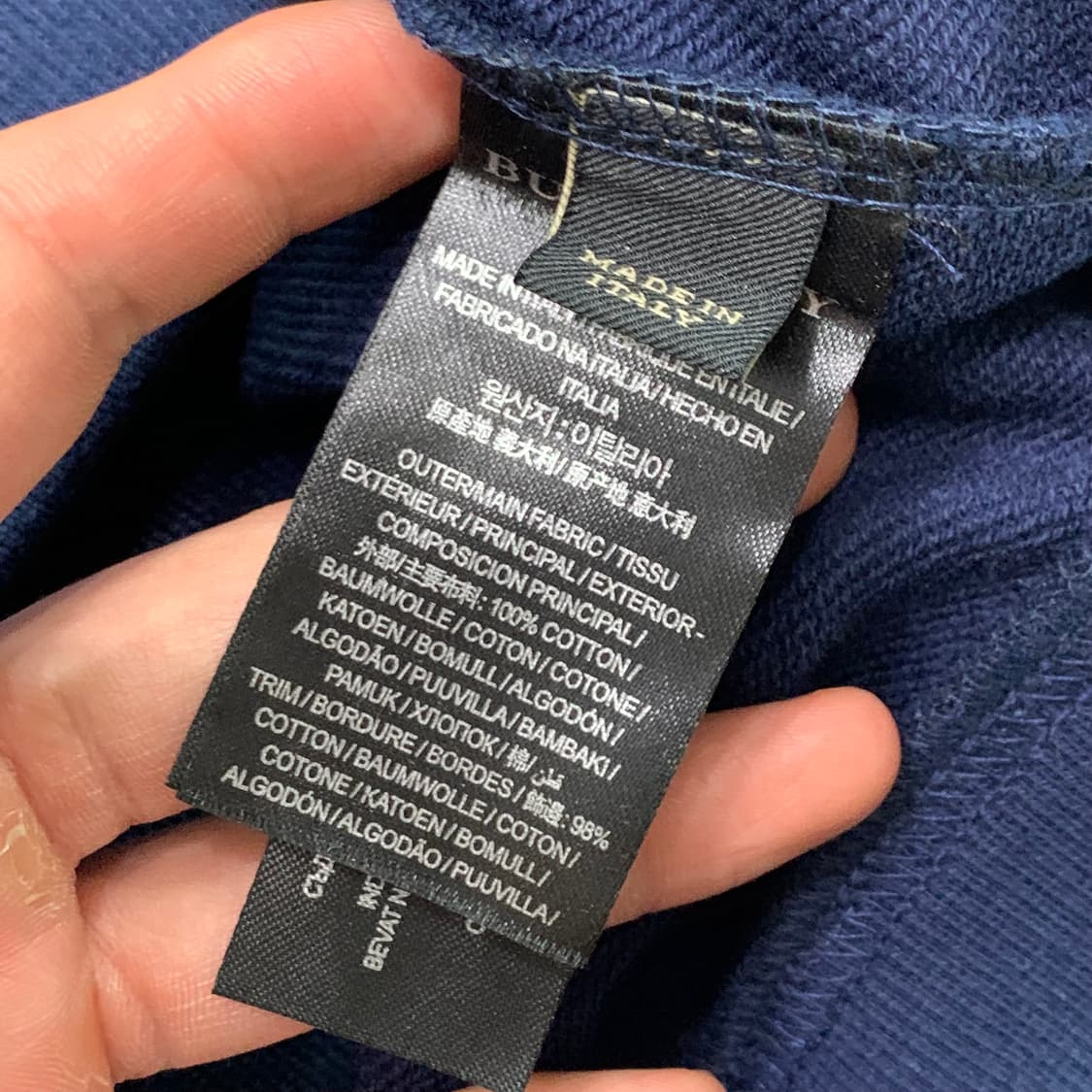 새상품 버버리 아카이브 빅로고 맨투맨(정품) 상품이미지5