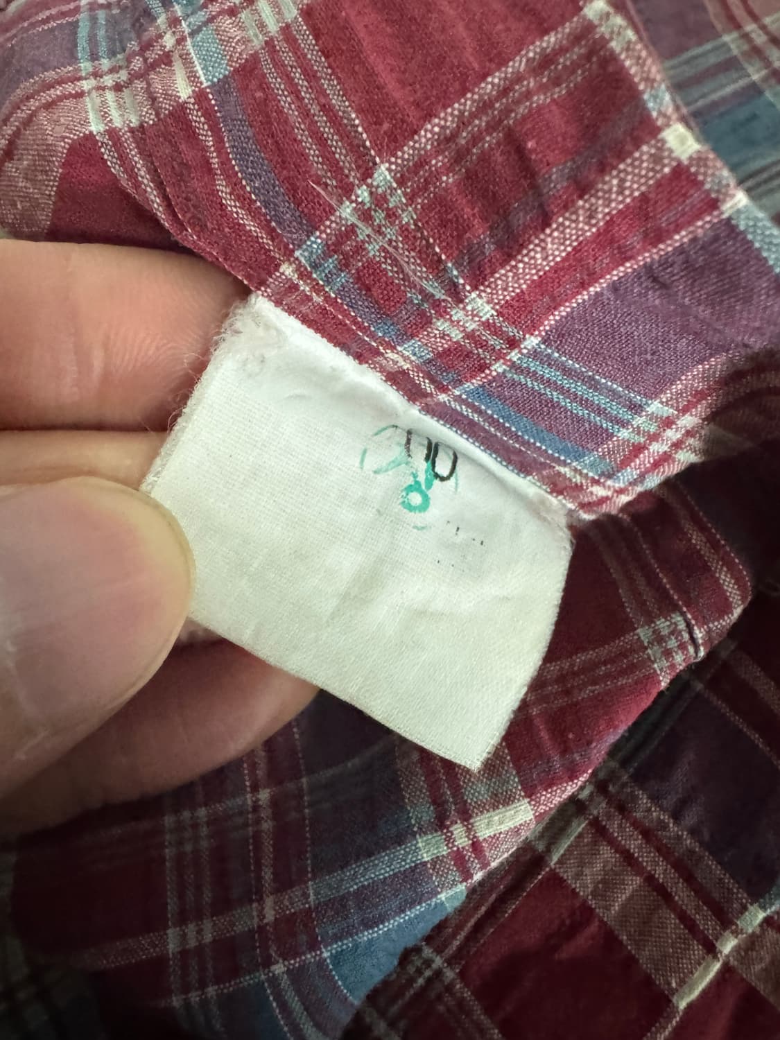 빈폴 스포츠 올드스쿨 레트로 빈티지 반팔 체크 셔츠 L ~ XL 상품이미지5