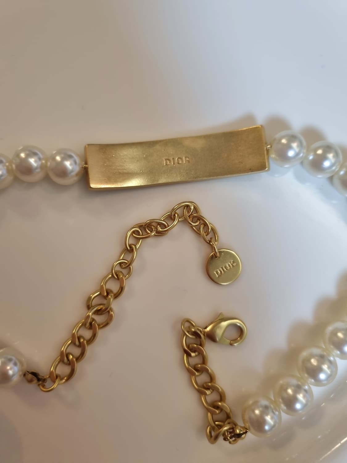 디올 업사이클링  진주 목걸이 상품이미지6