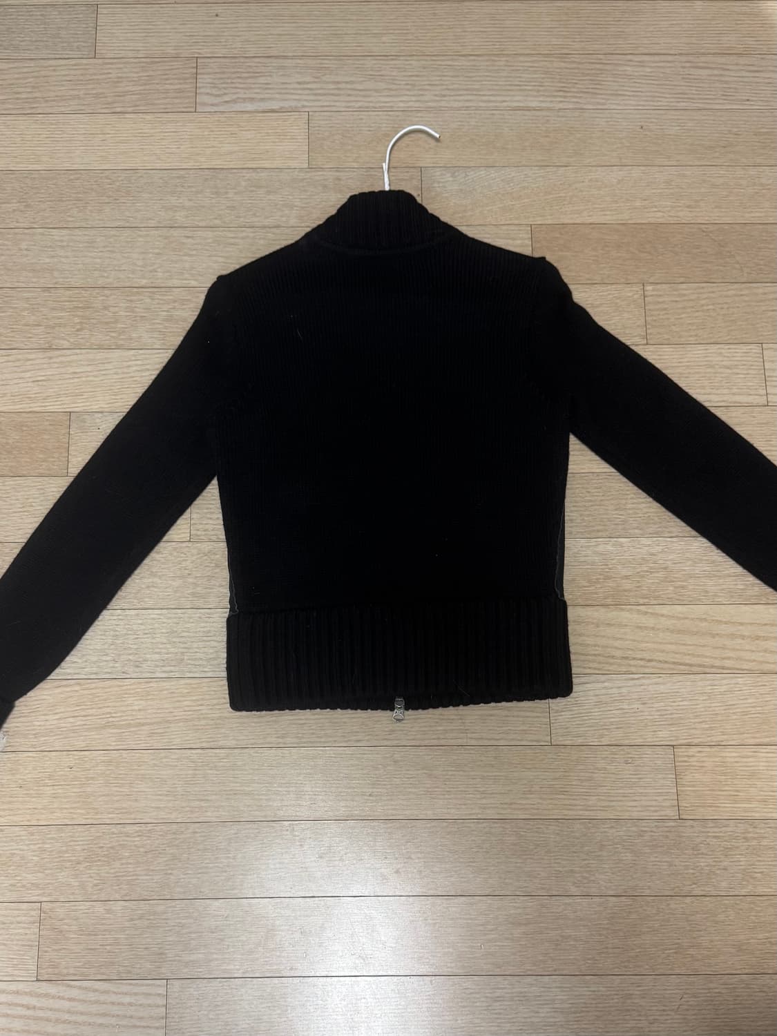 아르마니 익스체인지 투웨이 레더 니트 자켓  상품이미지4