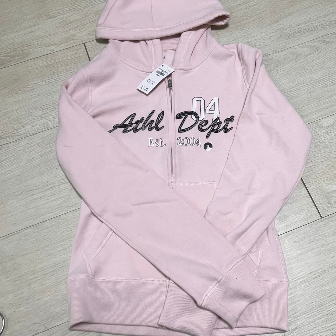 홀리스터 딸기우유 후드집업 xs 상품이미지1