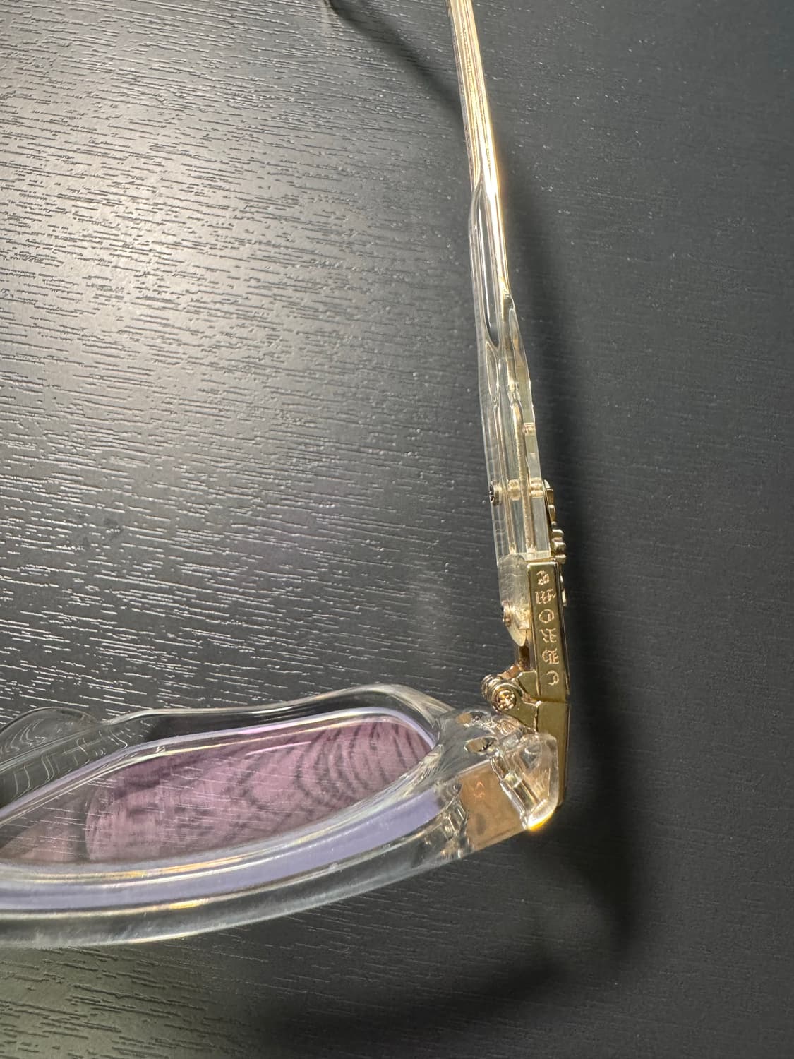 크롬하츠 벌지 클리어골드 안경 상품이미지8