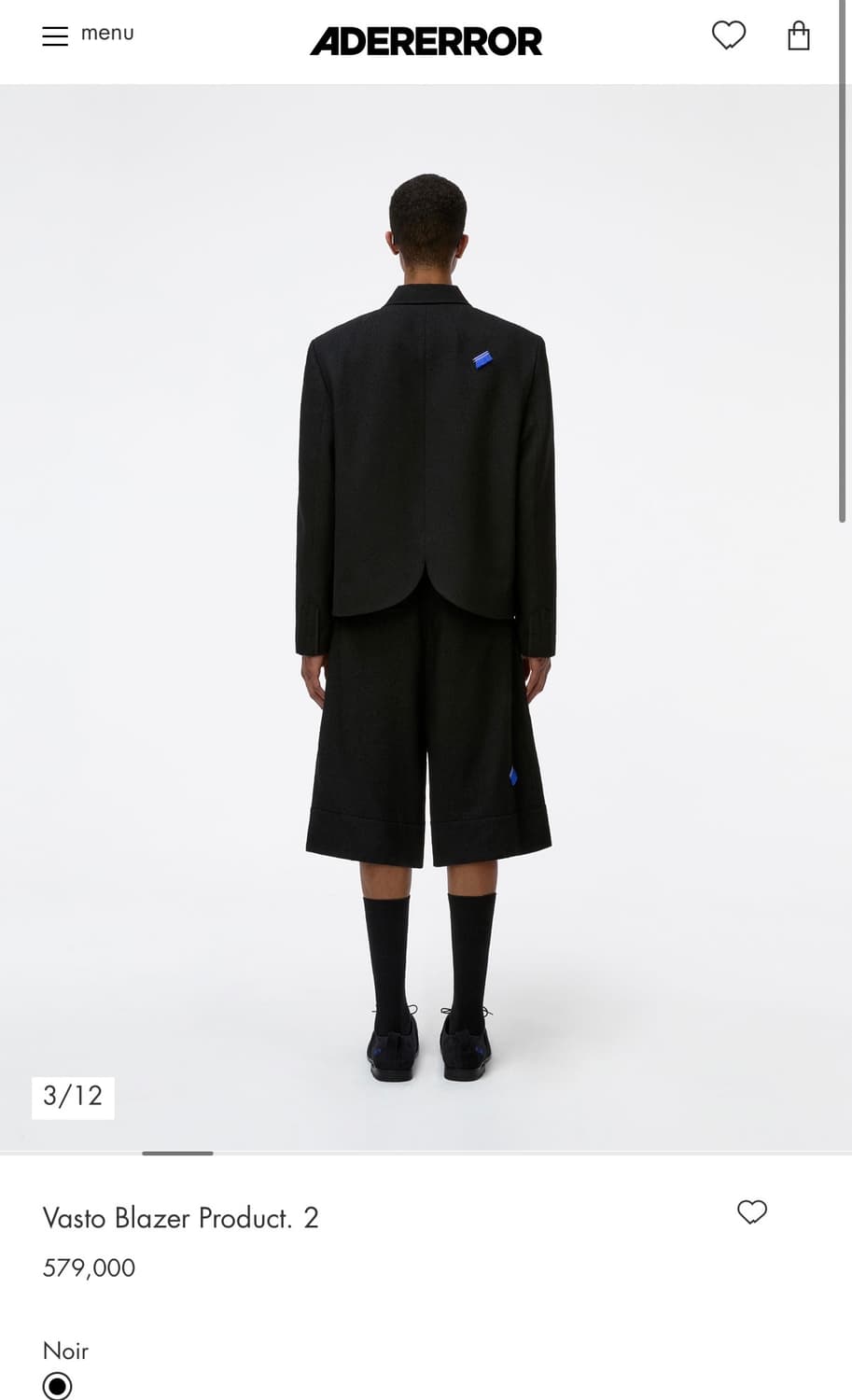 Ader Error Vasto Blazer Product. 2 상품이미지2