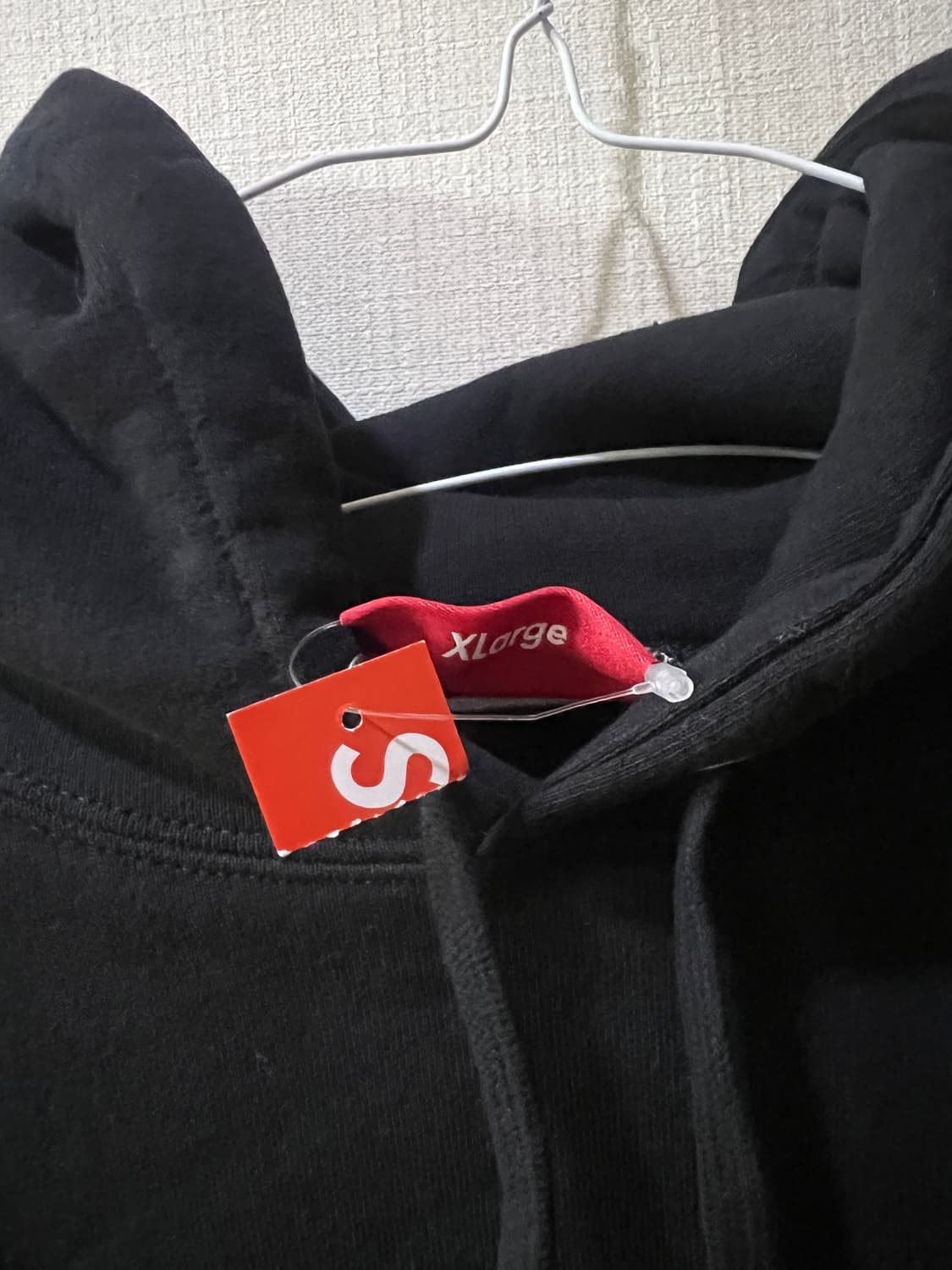 [새상품] 슈프림supreme 블랙 사틴 후드 상품이미지4