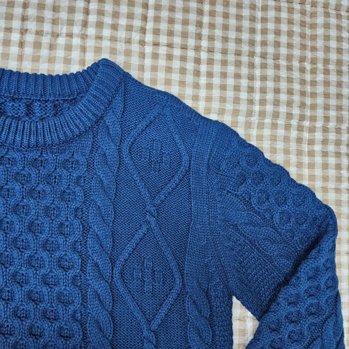 앤더슨벨 케이블 울 니트 남자100 상품이미지3