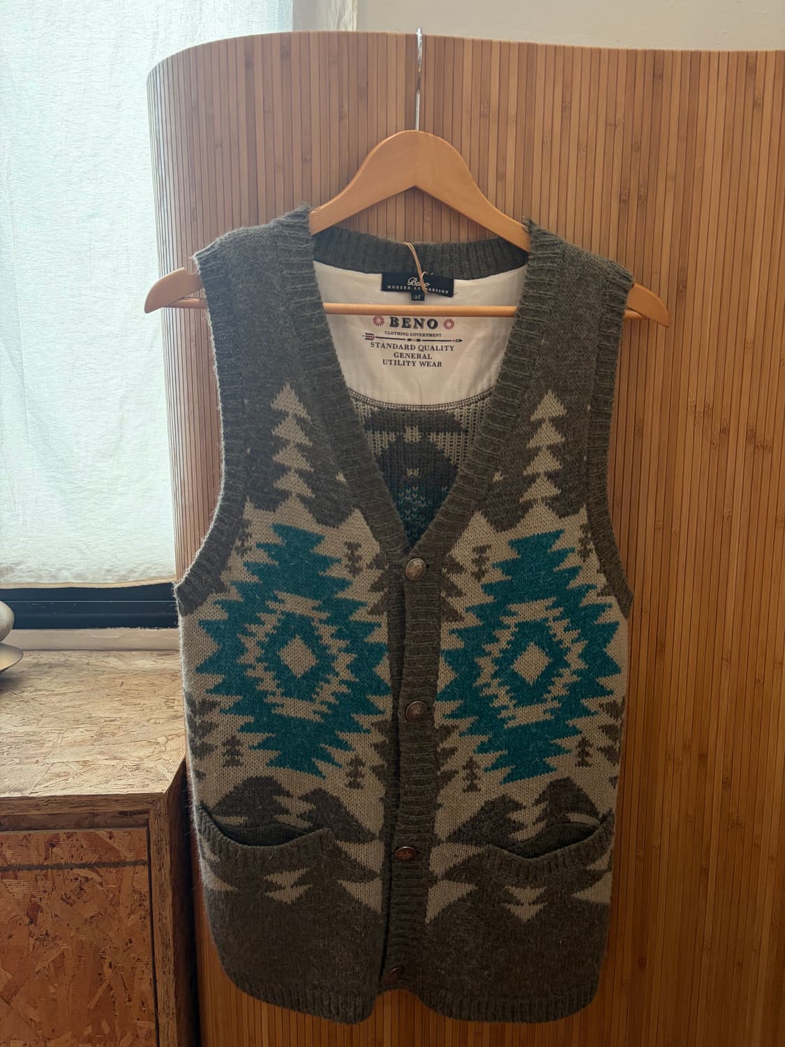 BENO WOOL VEST 상품이미지1