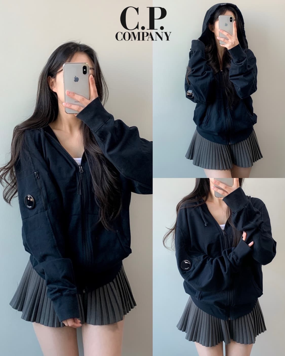 C.P COMPANY 씨피 컴퍼니 후드집업 상품이미지1