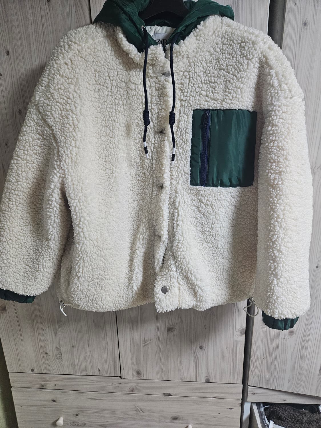 ZARA 후리스 후드 자켓 상품이미지1