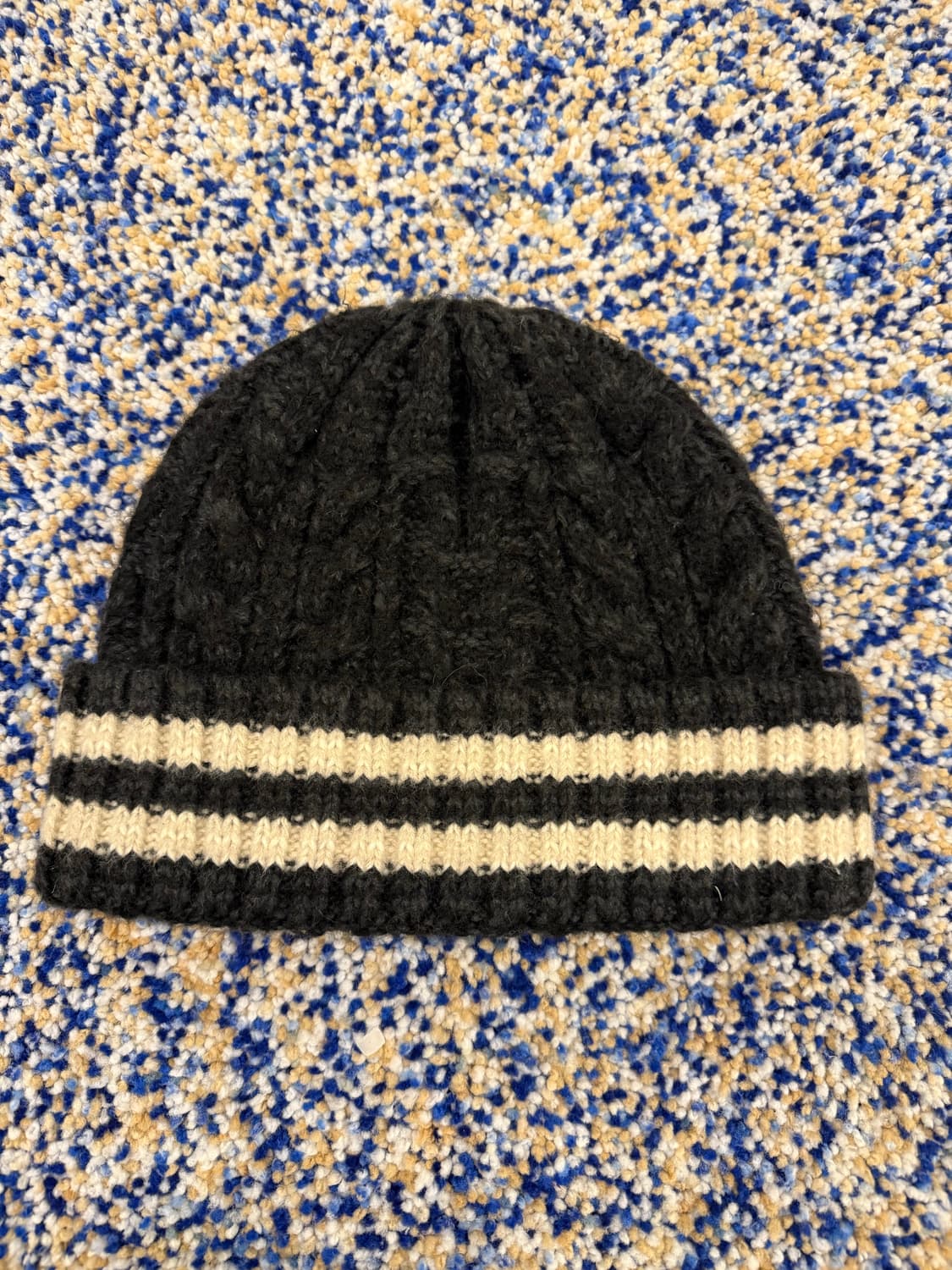 빈티지 케이블 니트 비니 상품이미지1