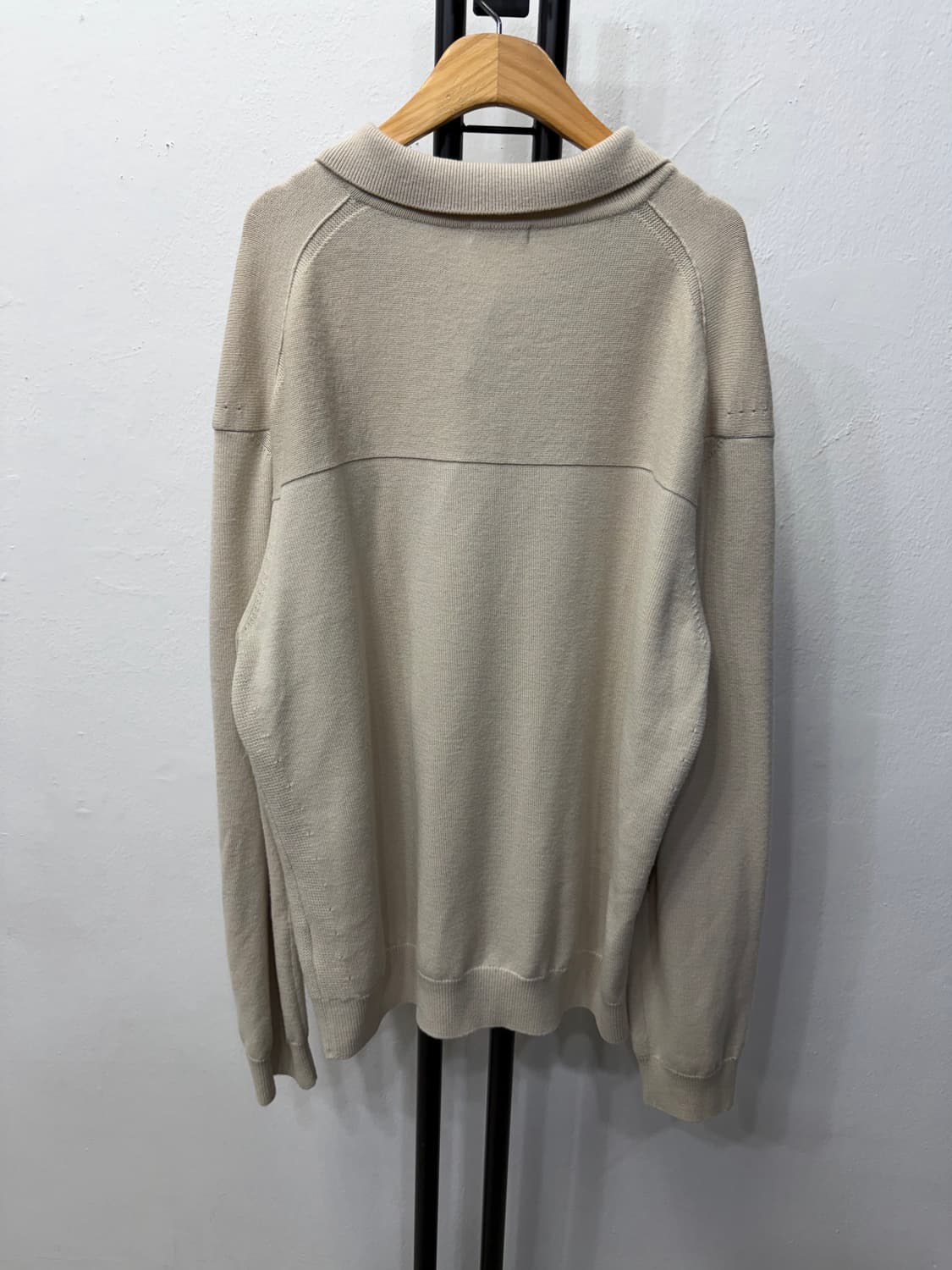 정품) 시스템옴므 한섬 22ss 카라넥 니트 105 상품이미지5