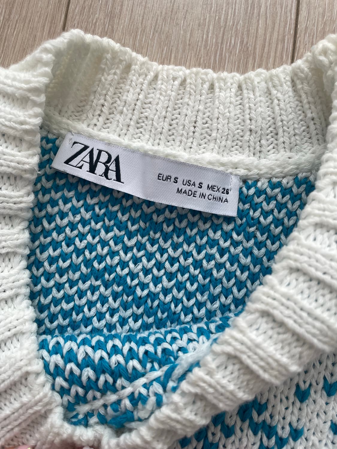 ZARA 니트 조끼 상품이미지3