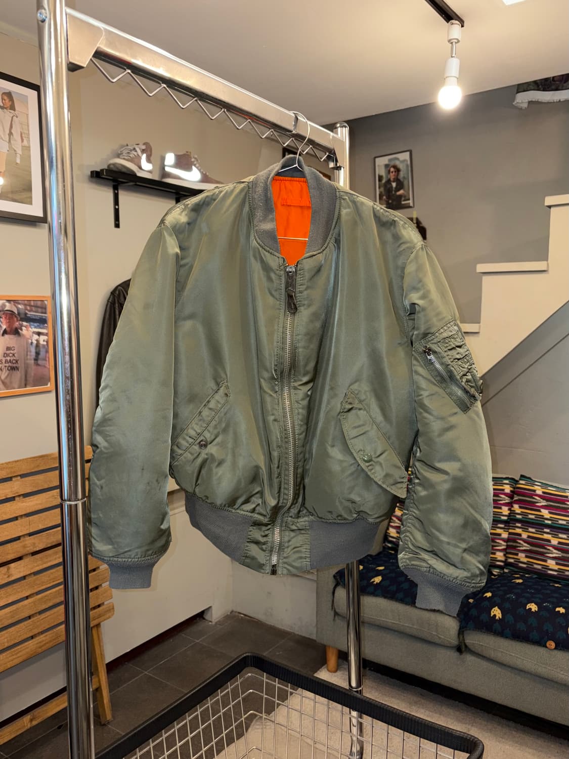 90’s Alpha Industries Ma-1 USA jacket 상품이미지4