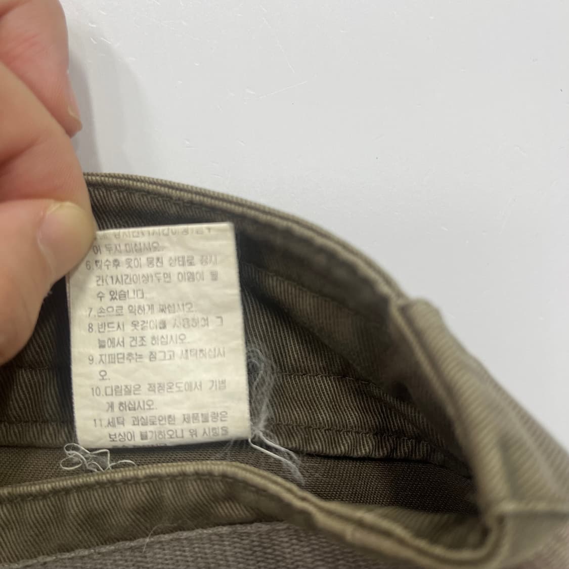 빈티지 브라운 카키 카고 스커트 상품이미지7