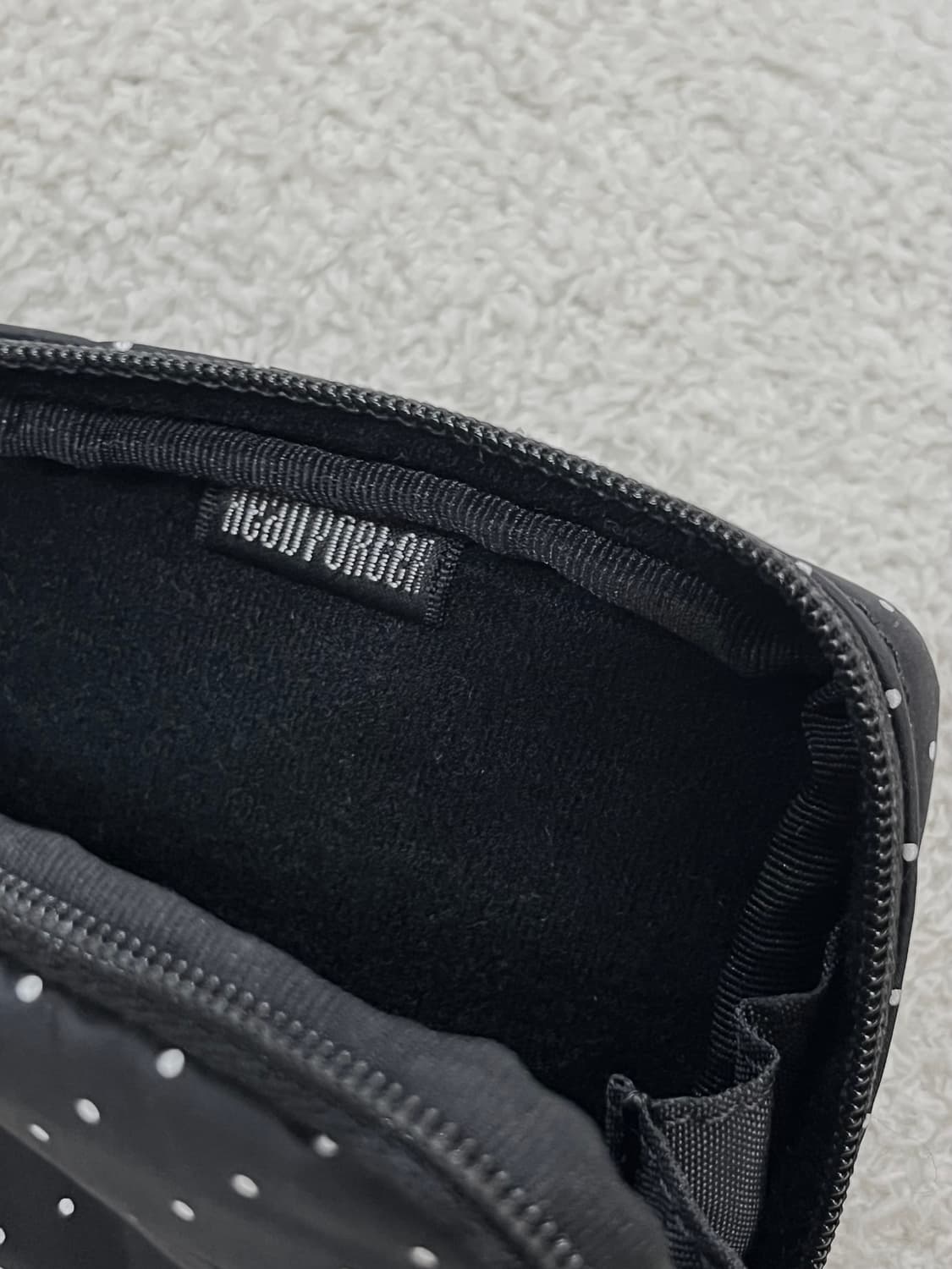 포터 도트 지갑 블랙 상품이미지9