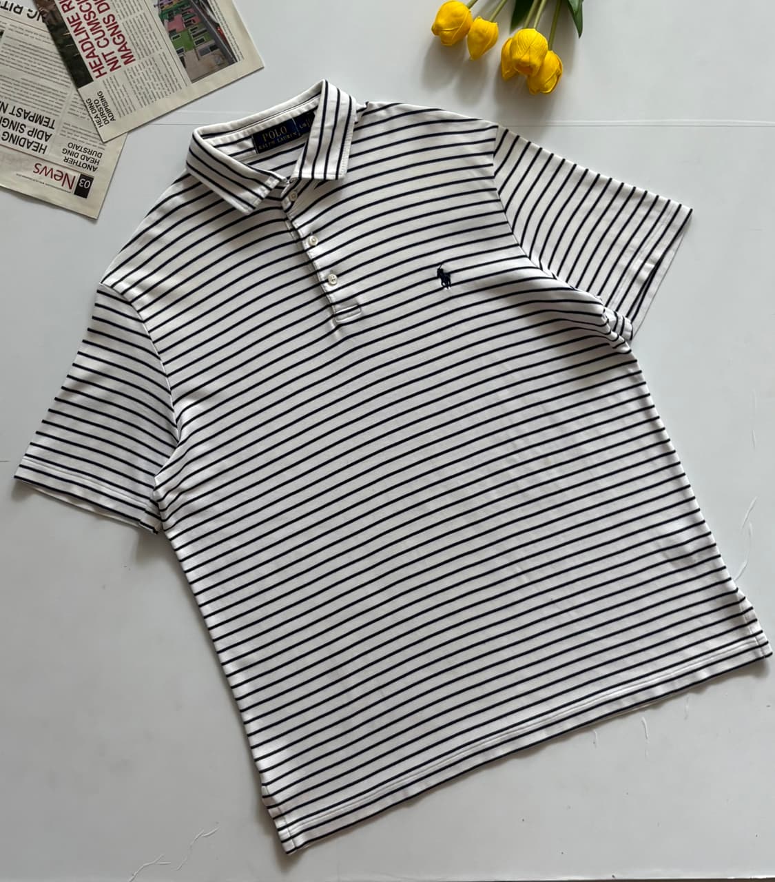 Polo 폴로랄프로렌 스트라이프 카라티 상품이미지1