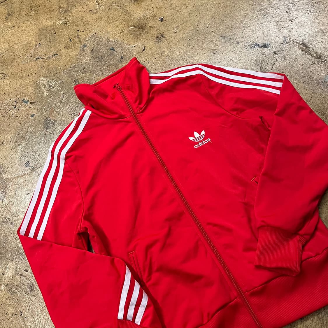 [정품/100] 아디다스 삼선 트랙탑 레드 져지 b8 상품이미지1