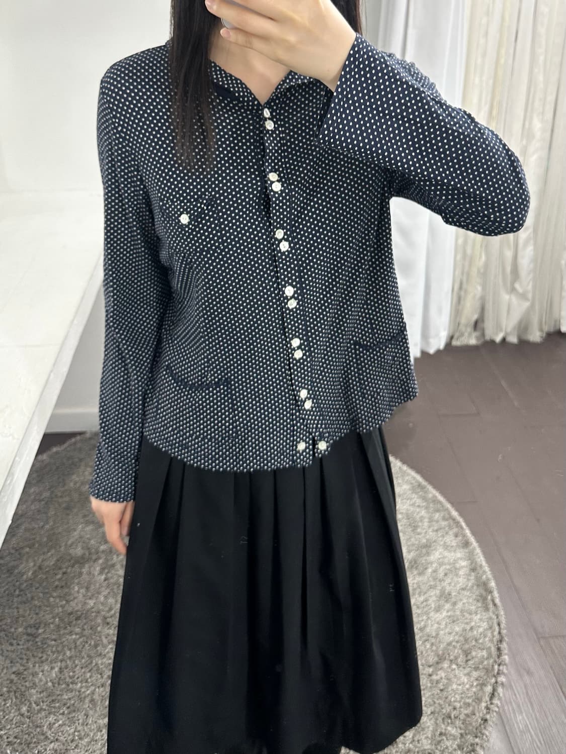 Apex japan dot design cardigan 상품이미지4