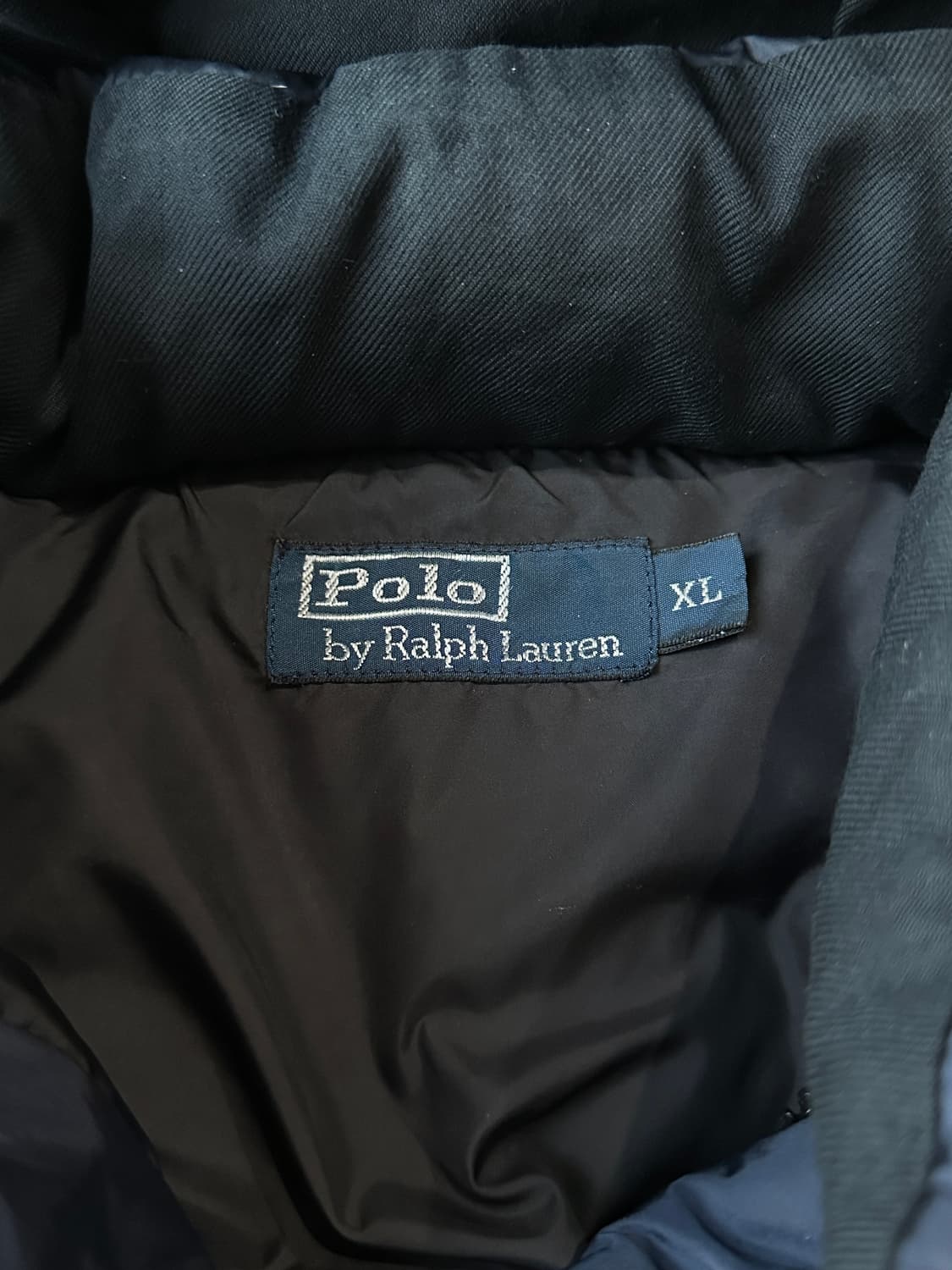 폴로 다운 패딩 네이비 XL  상품이미지3