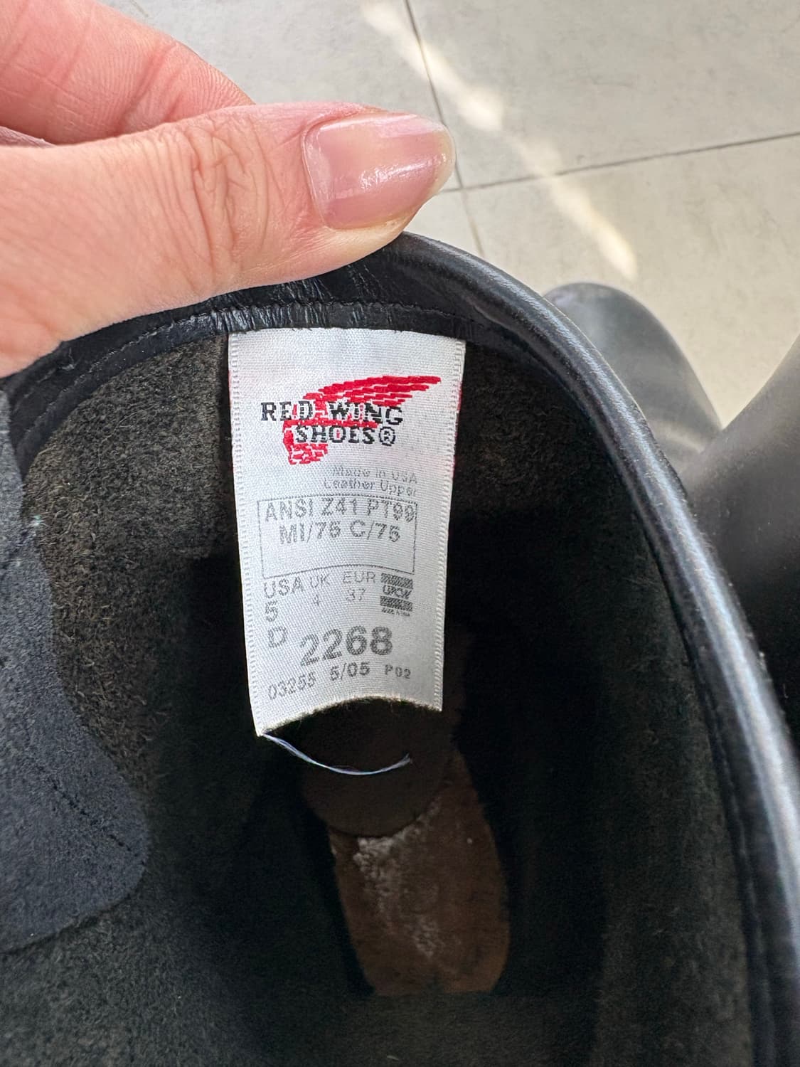 레드윙 부츠 235 상품이미지5