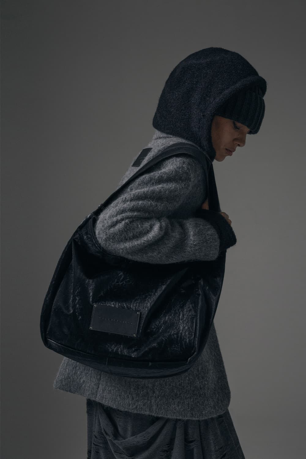 새상품) 트리밍버드 shining velvet wide big bag 상품이미지2