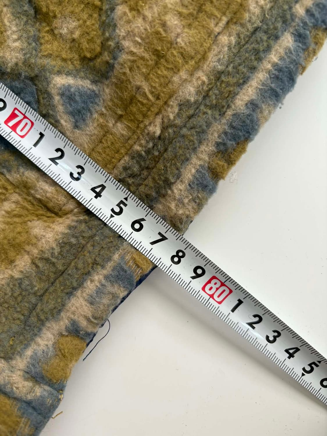 1990s 미쏘니 스포츠 나바호 아가일 패턴 퀄팅 니트 자켓 상품이미지6