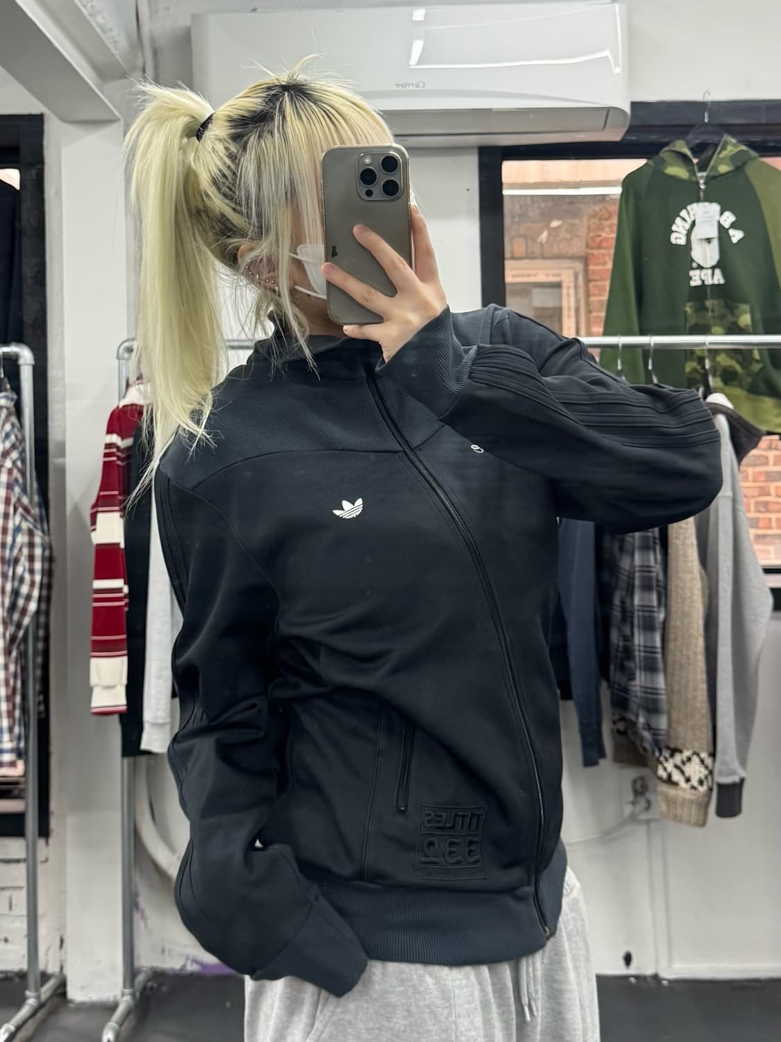 아디다스 블랙 트랙탑 져지 상품이미지1