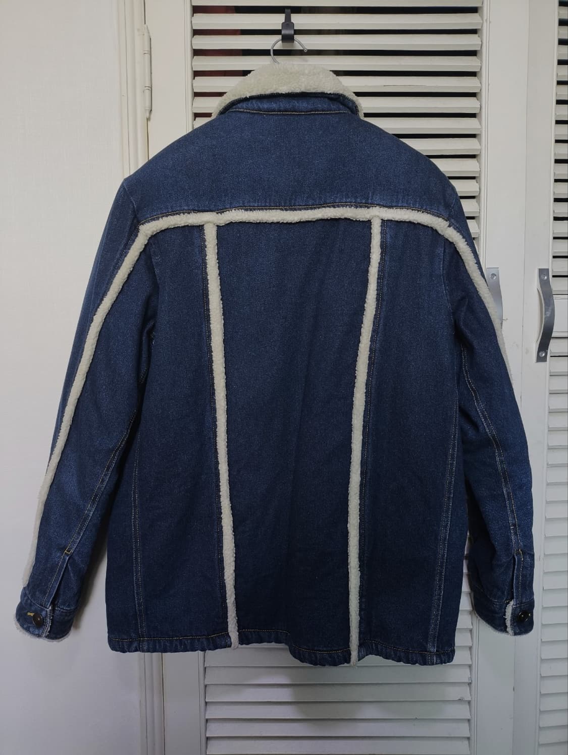 100 YAMMA 빈티지 쉐르파 데님자켓 양털 상품이미지5