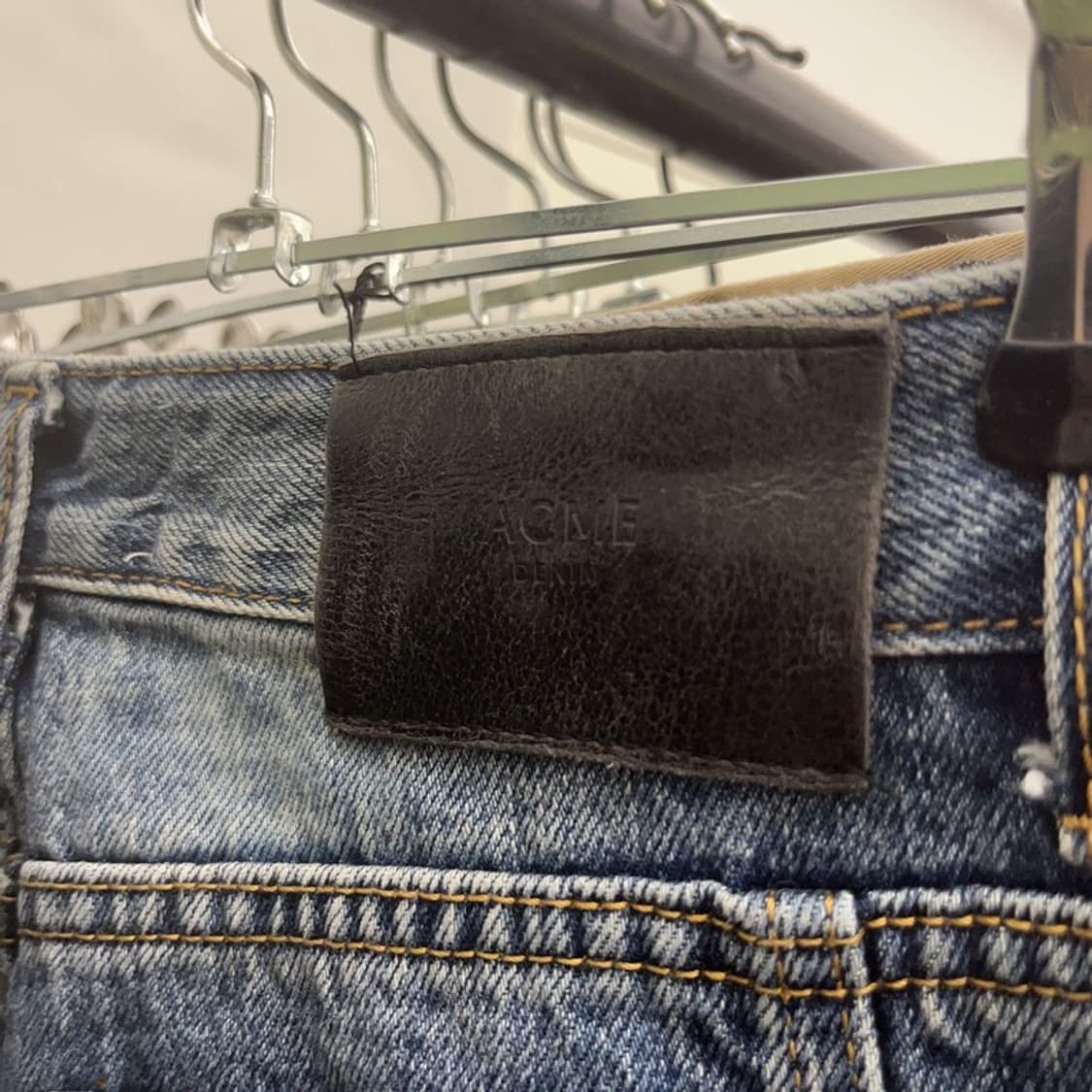 ACME 빈티지 캐주얼 와이드 워싱 데님팬츠 S C09404 상품이미지5