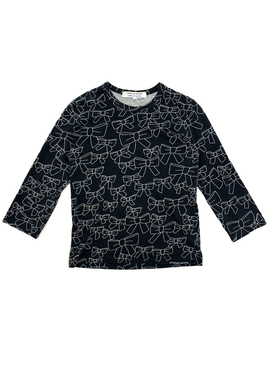 Comme des Garçons Ribbon Print Top/ Xs 상품이미지1