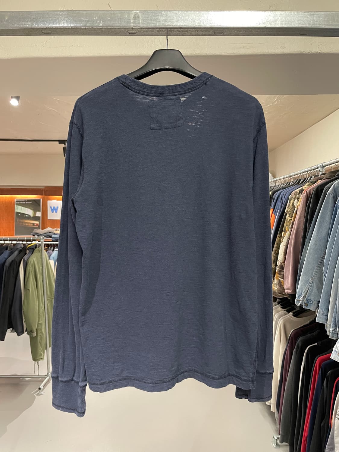 빈티지 롱슬리브 티셔츠(네이비)   상품이미지9