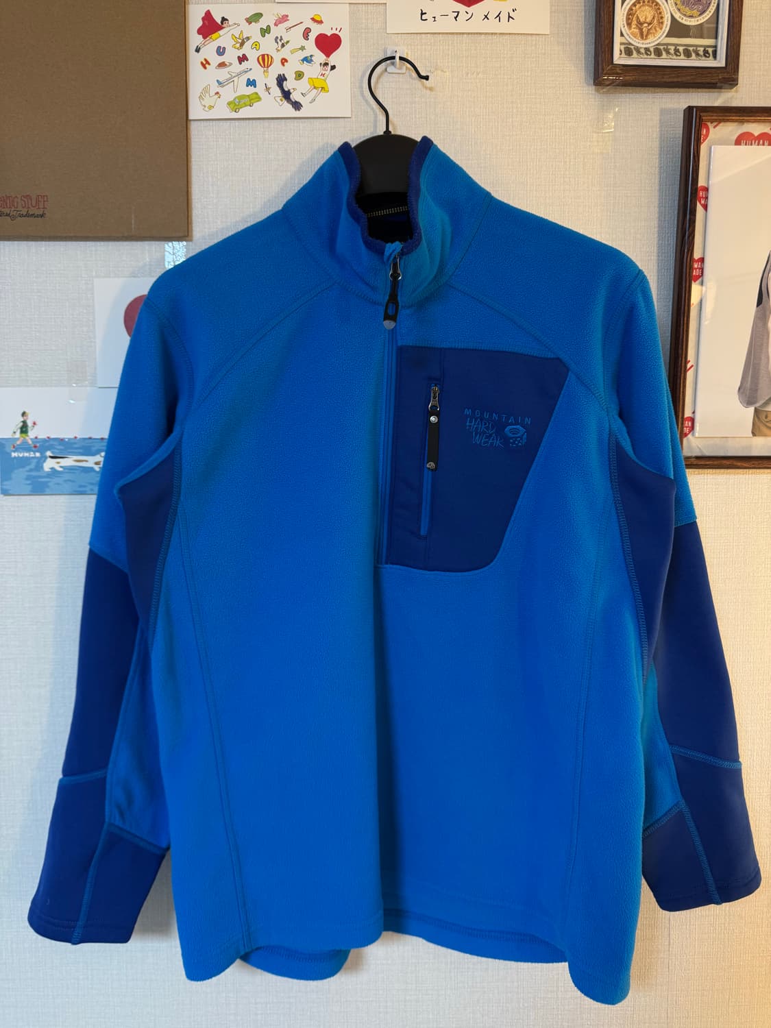 [M]마운틴 하드웨어 폴라텍 플리스 하프집업 블루 상품이미지1