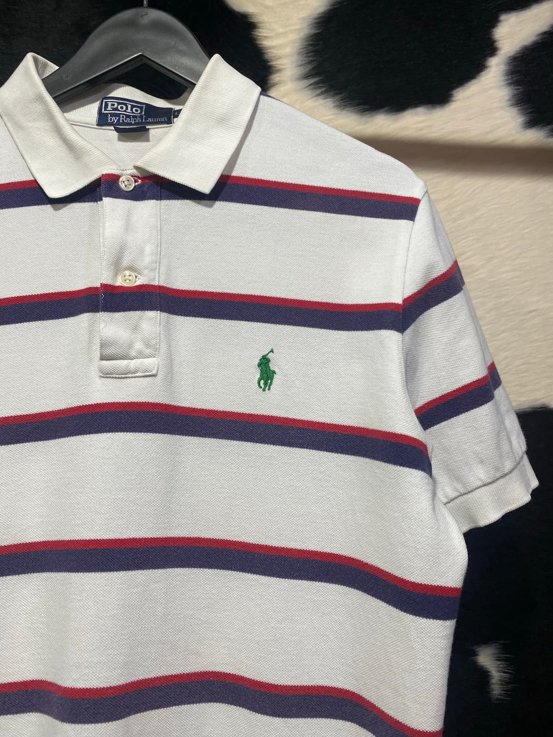 Polo Ralph Lauren 프레피 스트라이프 반팔 티셔츠 상품이미지3