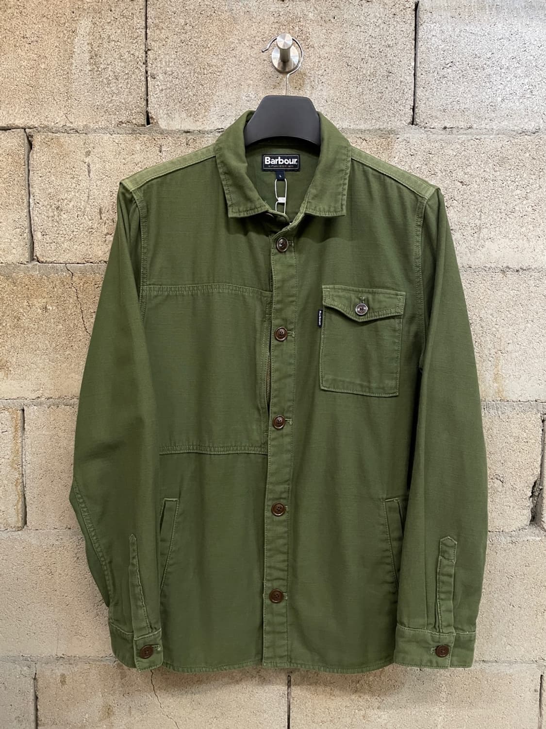 바버 시튼 오버 셔츠 자켓 상품이미지1