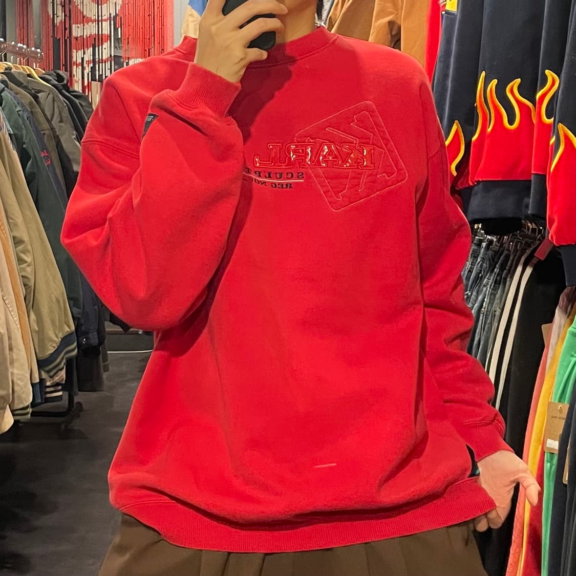 [IM] Karl Kani 칼카니 레드 맨투맨 상품이미지2