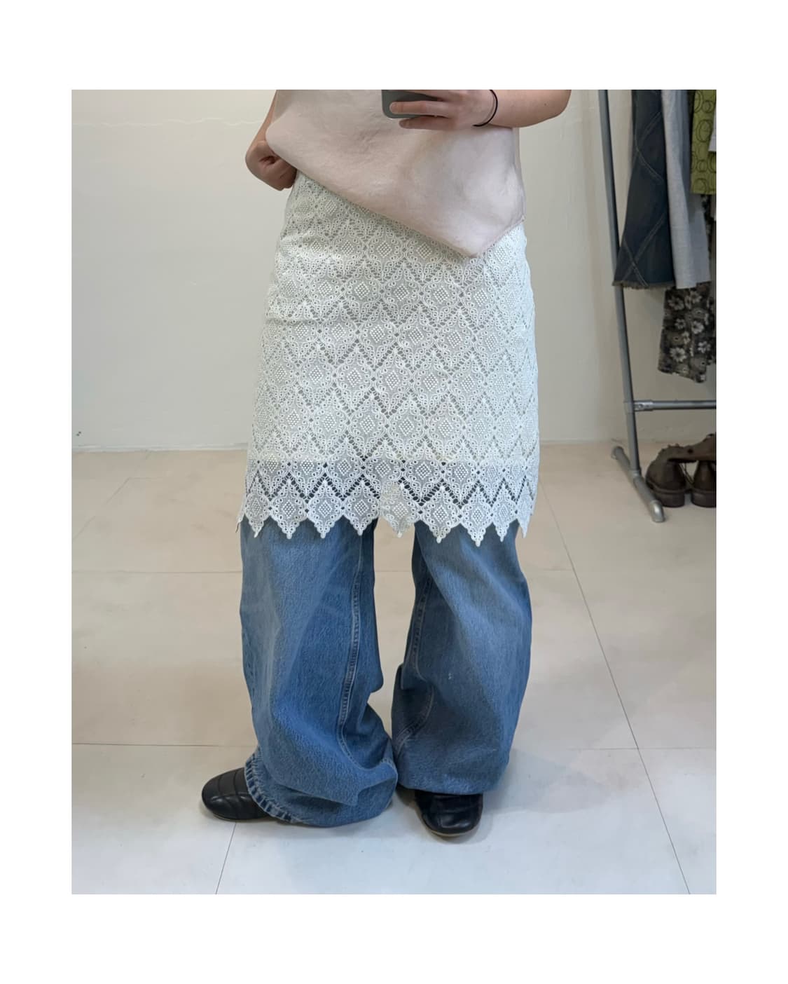 빈티지 레이스 스커트 상품이미지1