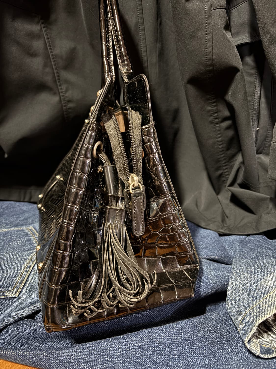 vintage elegance dote leather bag 상품이미지3