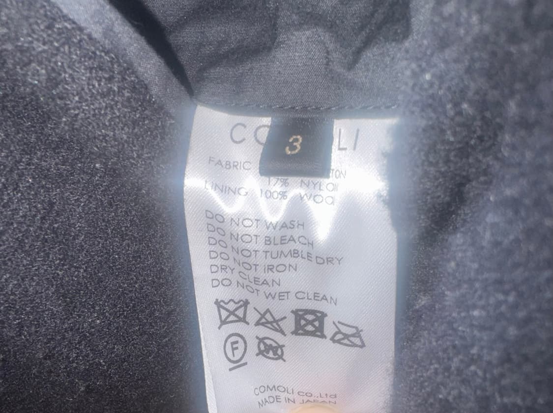 [3] 23aw comoli 코모리 코치자켓 상품이미지2