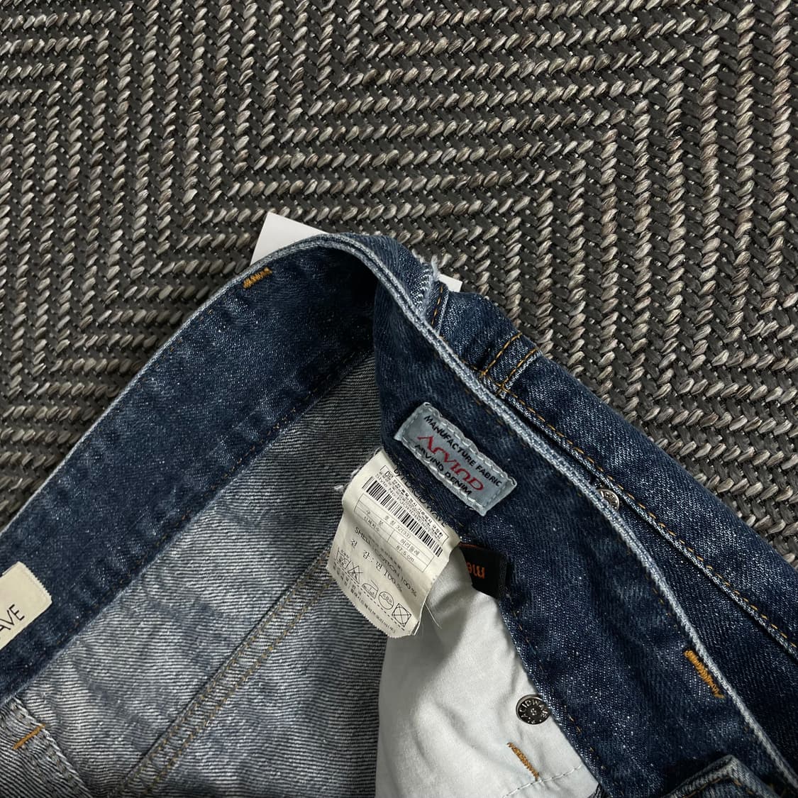 플랙 워싱 데님 스트레이트 팬츠y 3393 상품이미지7