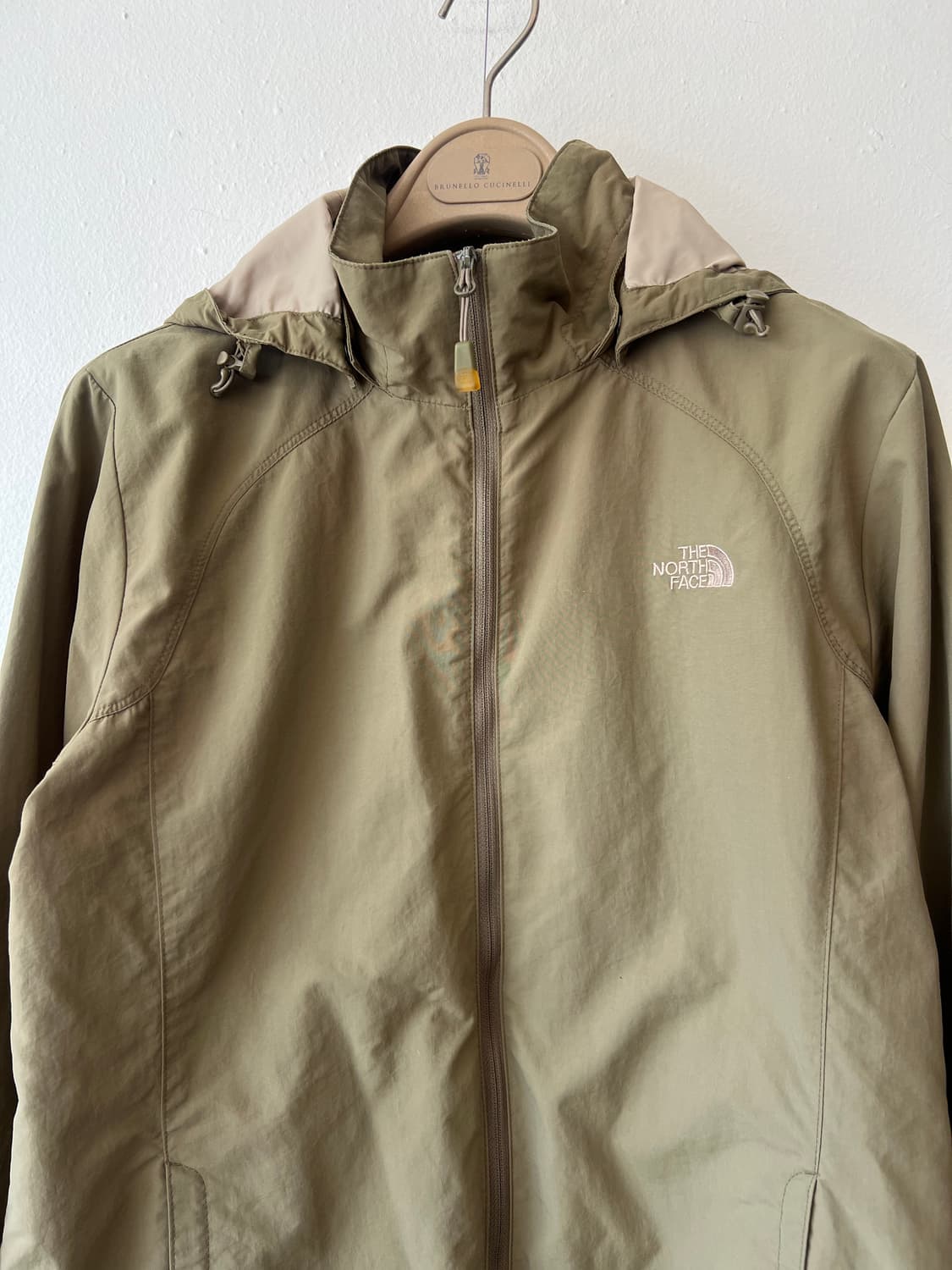 노스페이스 남성 카키 후드집업점퍼 바람막이점퍼 상품이미지1