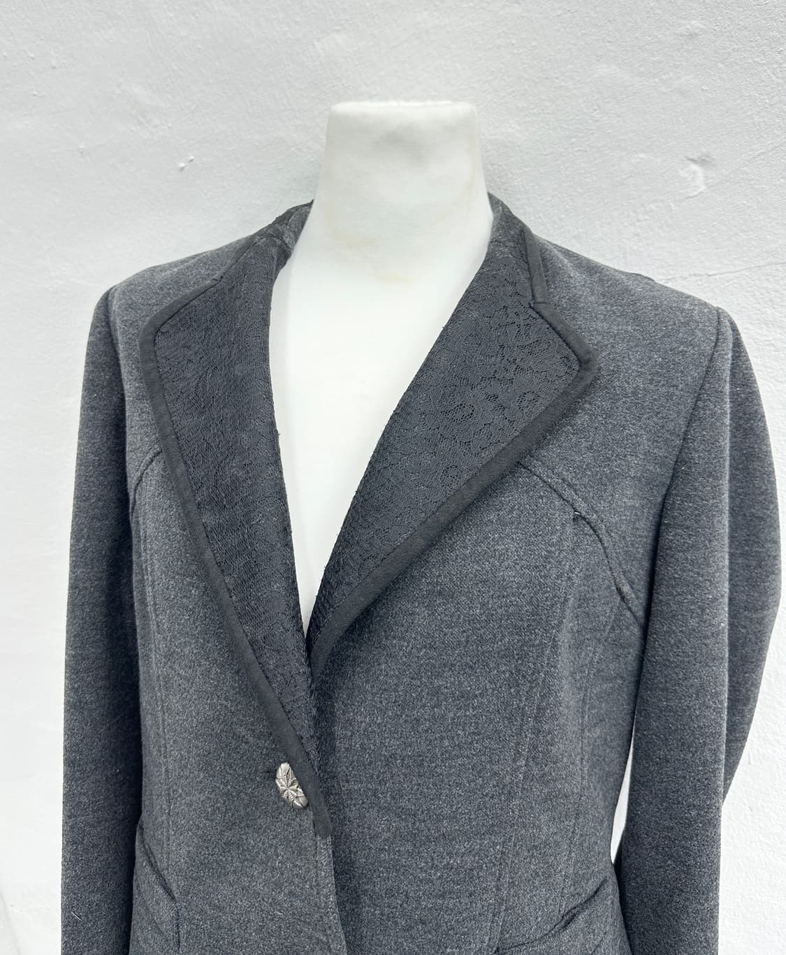 Vintage silver button prill jacket  상품이미지2