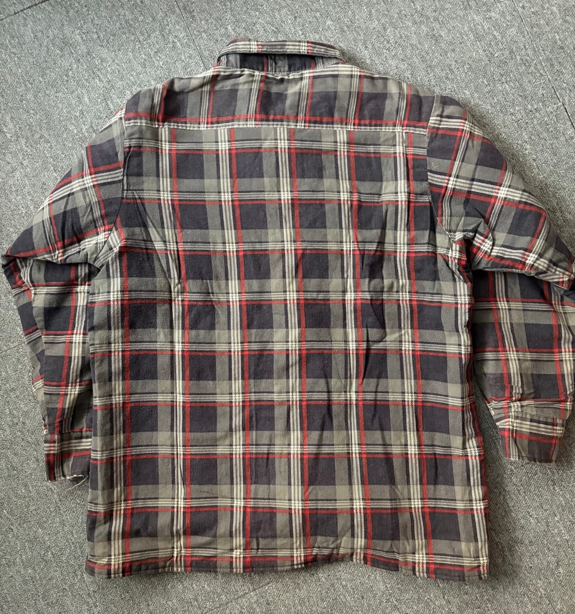 XL) 랭글런 플란넬셔츠자켓 상품이미지4