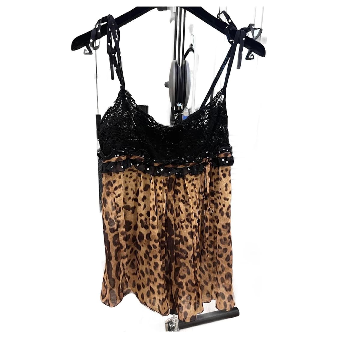 Dolce & Gabbana Leopard Lingerie Top 상품이미지1