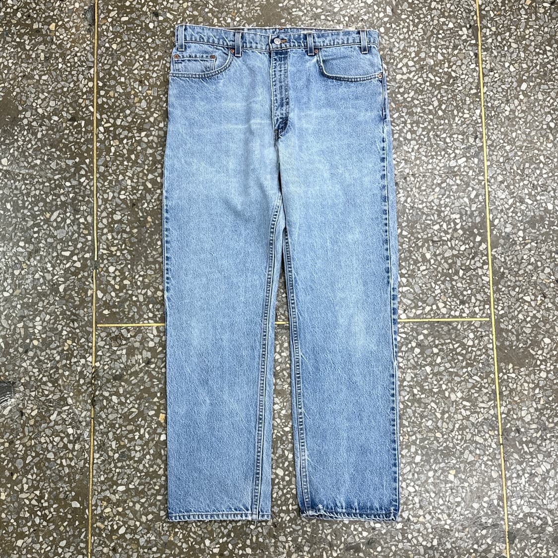 9~00s USA 리바이스 505 블루 진 데님 팬츠 37 상품이미지1