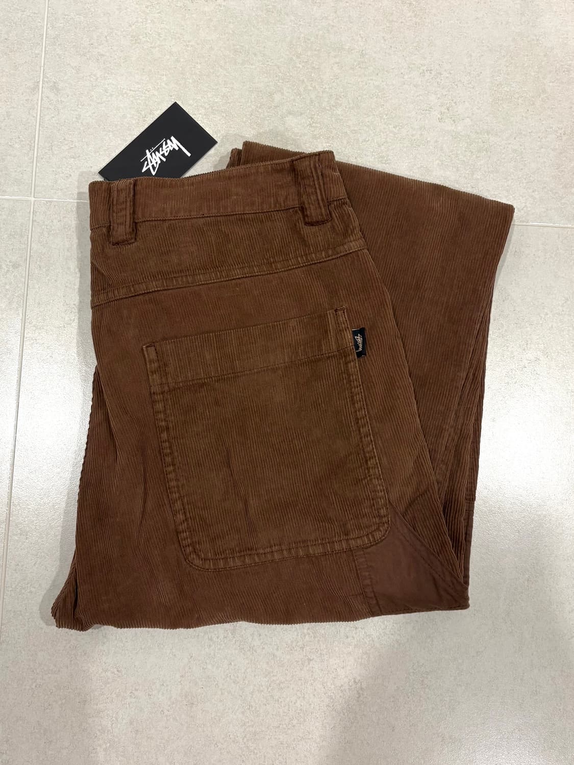 [새상품] 스투시 워크팬츠 브라운 34 상품이미지1